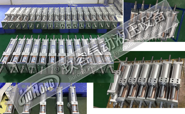 50臺(tái)3噸預(yù)壓行程可調(diào)氣液增壓缸產(chǎn)品圖